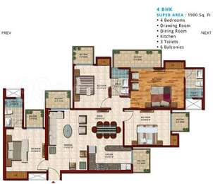 3 BHK Apartment / Flat for sale in Saviour Park Mohan Nagar Ghaziabad ...