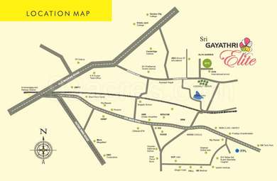 SDR Constructions SDR Sri Gayathri Elite Map - Alfa Gardens, Bangalore ...