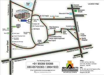 Shakti Builders Shakti Sprinkle Map - Vishwapriya Layout, Begur 