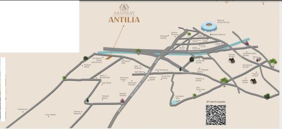 Shiv Aarcon Shiv Aashray Antilia Map - Gotri, Vadodara Location Map