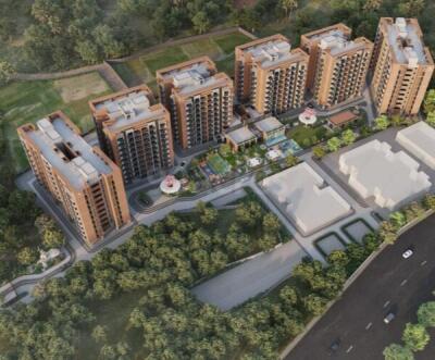 Pramukh Yogi Woods Aerial View