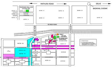 Shiv Sai Infrastructure Sai Park Apartments Map - Sector 87 Faridabad ...