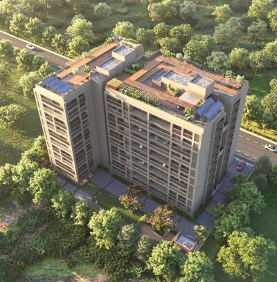 Abhilasha By Shlok Group Aerial View