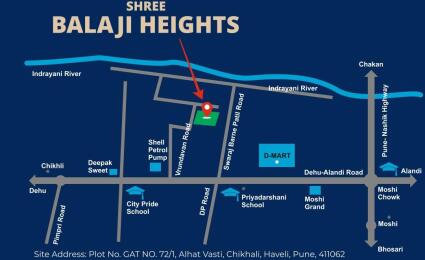 Shree Balaji Developers Bhosari Shree Balaji Heights Chikhali Map ...