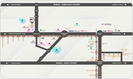 Shree Budhdev Infra Shree Usha Residency Map - Bhiwandi, Thane Location Map