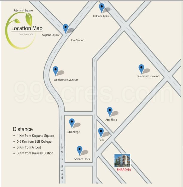Shradha Homes Bhubaneswar, BJB Nagar Resale Price List, Brochure, Floor