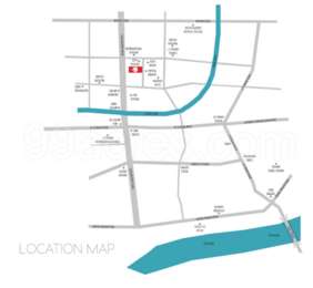 Shreehans Group Kalyan Residency Map - Palanpur, Surat Location Map