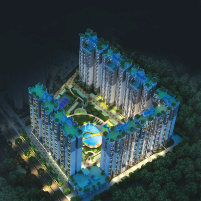 Shri Radha Sky Park Aerial View