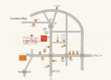 Shri Parasnath Builders Shri Parasnath Himanshu Shubh City Map ...