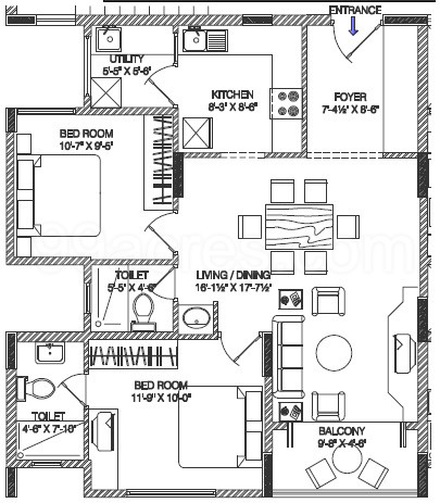 Shriram Properties Shriram Sameeksha Floor Plan - Shriram Sameeksha ...