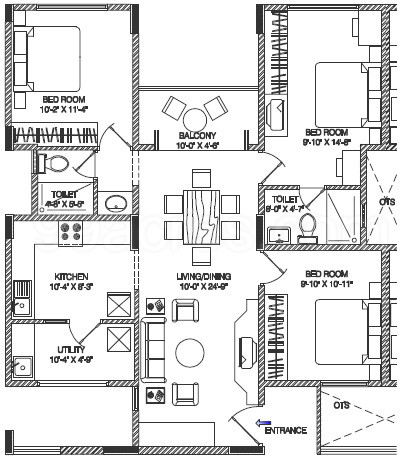 Shriram Properties Shriram Sameeksha Floor Plan - Shriram Sameeksha ...