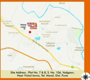 Shubham Realtors Shubham Siddhi Map - Vadgaon Maval, Pune Location Map