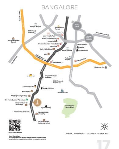 Siddanth builders Siddanth Aartisan Map - Kanakapura Road, Bangalore ...