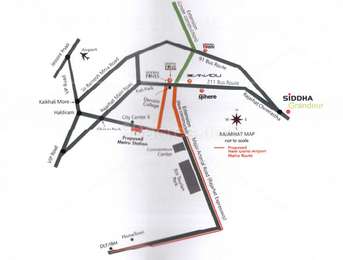 Siddha Group Siddha Grandeur Map - Rajarhat, Kolkata Location Map
