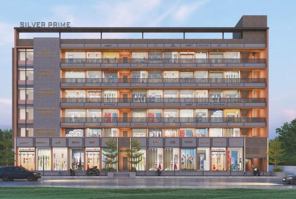 Silver Prime Rail Nagar, Rajkot - Invest in Office spaces & Showrooms