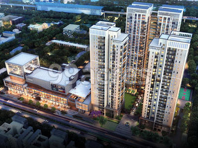 Silverglades Hightown Residences Aerial View