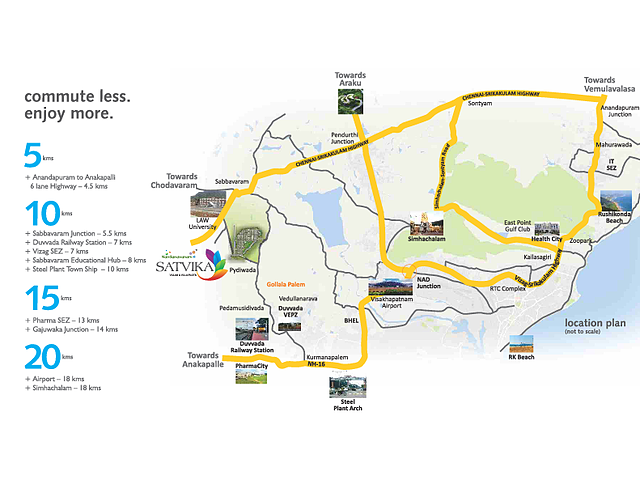 Siri Venkateswara Developers Siri Nandanavanam Satvika Map Duvvada Visakhapatnam Location Map