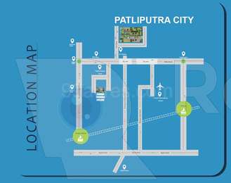 SK Builders and Colonisor SK Patliputra City Map - Gola Road, Patna ...