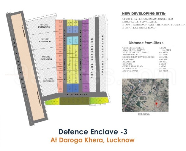 Defence Enclave Phase 3 Lucknow, Sarojini Nagar Price List & Brochure