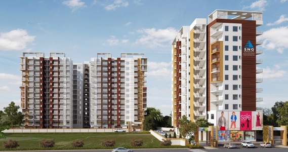 SNG Dusad Garden Artistic Elevation