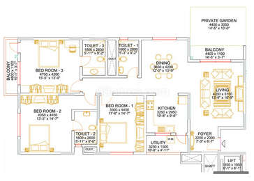 3 BHK Apartment / Flat for sale in Sobha Althea Yelahanka Bangalore ...