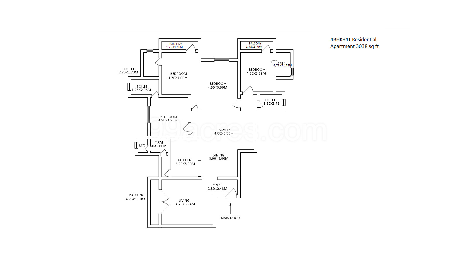 Sobha Developers Sobha Jasmine Floor Plan Sarjapur Road