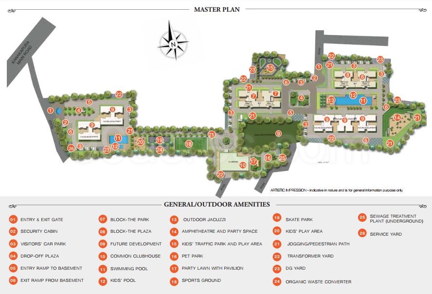 2 Bhk Bedroom Apartment Flat For Rent In Sobha Arena Kanakpura