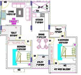 2 BHK Apartment / Flat for sale in Sri Someshwara Enclave Vijayanagar ...