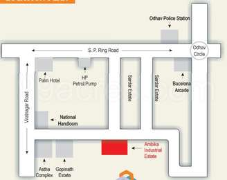 Vatva Map Somnath Devlopers Somnath Ambica Industrial Estate Map - Vatva ...