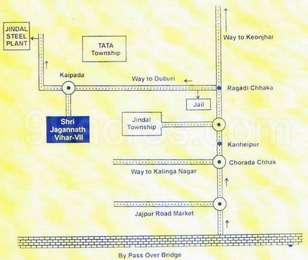 Srb Multitech Builders SRB Sri Jagannath Vihar 7 Map pic