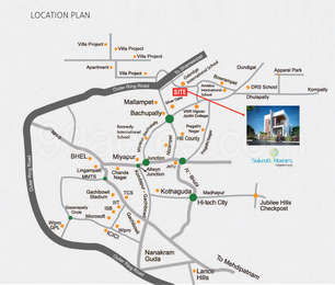 Sri Avani Projects Sri Avani Sukruti Homes Map - Bachupally, Hyderabad ...