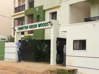 Charitha Green Woods Entrance