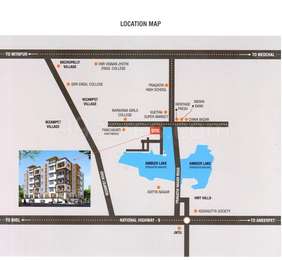 Krishna Nagar Hyderabad Map Sri Krishna Constructions Sri Krishna Lake View Map - Pragathi Nagar,  Hyderabad Location Map
