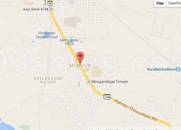 Sri Sai Real Estate Sri Sai Jayam Nagar Map - Minjur, Chennai Location Map