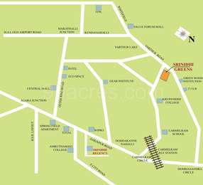 Srinidhi Properties Srinidhi Greens Map - Gunjur, Bangalore East ...