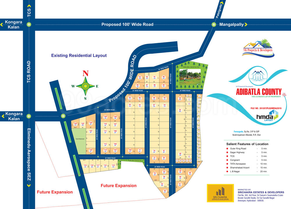 Adibatla Distance From Hyderabad Adibatla County Hyderabad, Adibatla Resale Price List, Brochure, Floor  Plan, Location Map & Reviews
