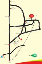 Suman Properties Suman Park Map - Magarpatta, Pune Location Map