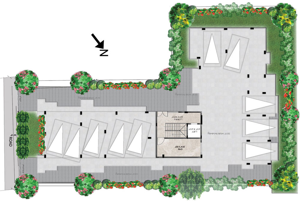 Sumanth Sreshta Sastha Parking plan