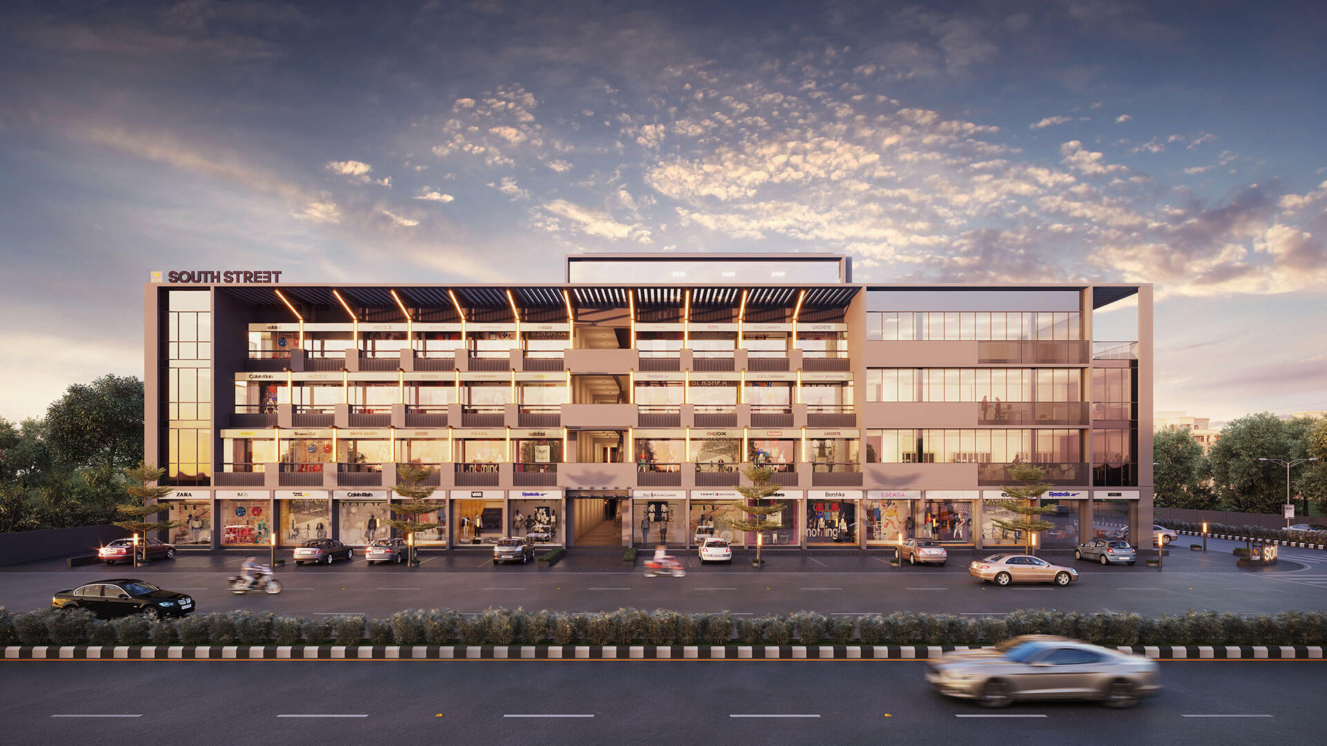 Showroom for sale in Sun South Street South Bopal Ahmedabad West - 825 Sq.  Ft.