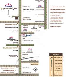 Sucons Constructions Sucons Pinewood Crest Map - Kelambakkam, Chennai ...