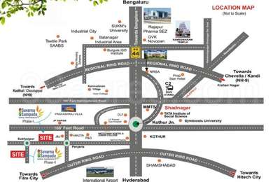 Suvarnabhoomi Infra Developers Prajwals Suvarna Sampada Map - Kothur ...