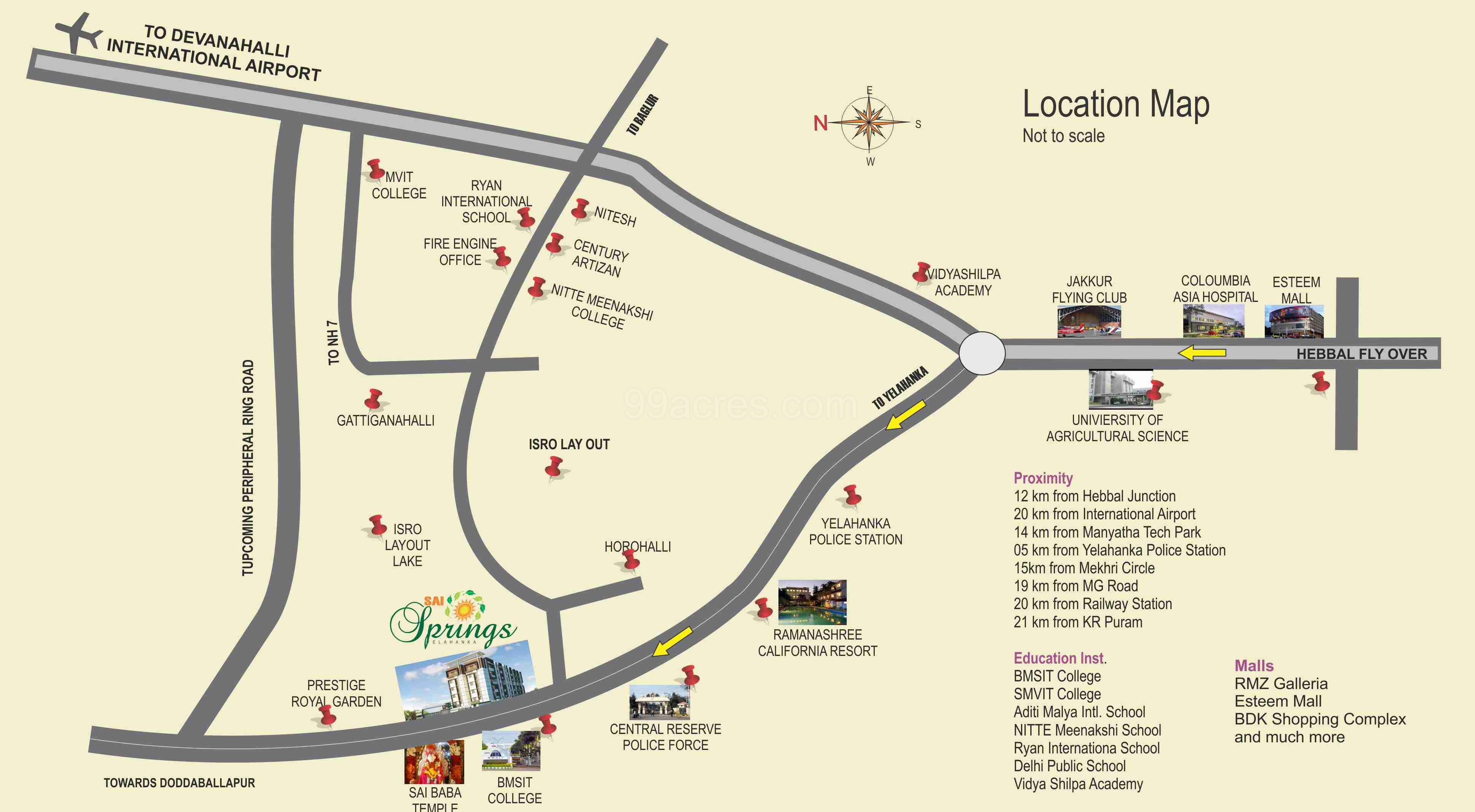 SV Sai Springs Bangalore North, Yelahanka Price List & Brochure