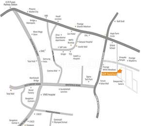 Vijay Nagar Bangalore Map Sharda Enterprises Builders Svp Sunrise Map - Vijay Nagar, Bangalore East  Location Map