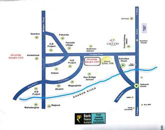 Swastik Group Raipur Swastik Smart City Map - Kumhari, Raipur Location Map