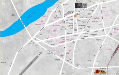 Sweet Home Realty Surat The Prestige Map - Vesu, Surat Location Map