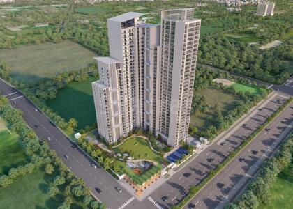 The Blue Aerial View