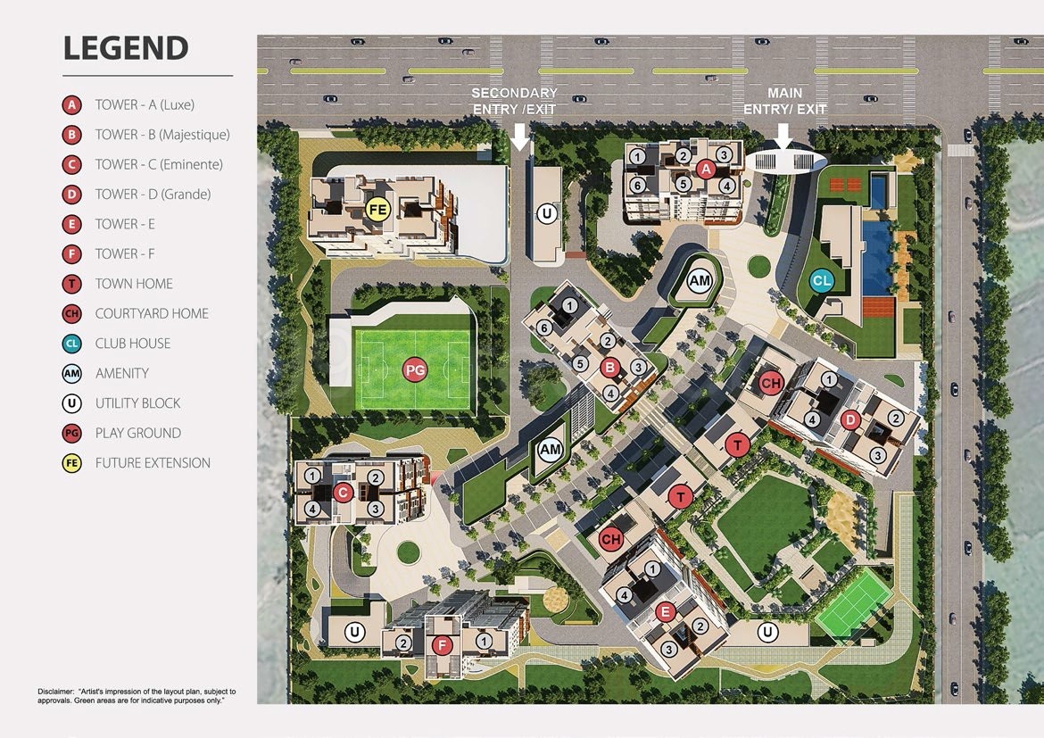 Tata Housing Avenida Floor Plan New Town Kolkata
