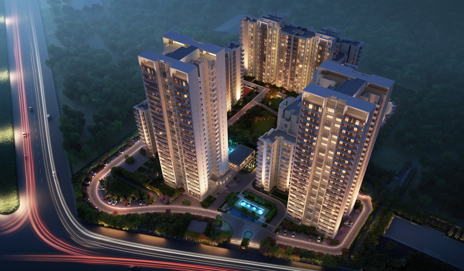 Most Luxurious Apartments Gurgaon and High-Rise Flats for Rent or Sale.