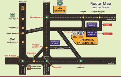 Terracon Projects Bangalore Terracon Grande Map Sabbavaram Visakhapatnam Location Map