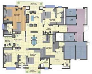 4 BHK Apartment / Flat for sale in TGB Meghdutam Sector-50 Noida - 3350 ...